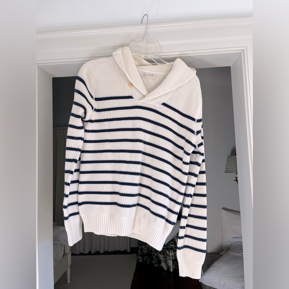 J Crew striped sweater